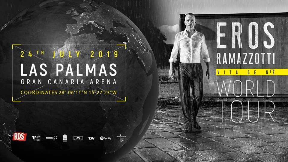 Cabecear Si Embrión Eros Ramazzotti 'WORLD TOUR' - Lanzarote Música